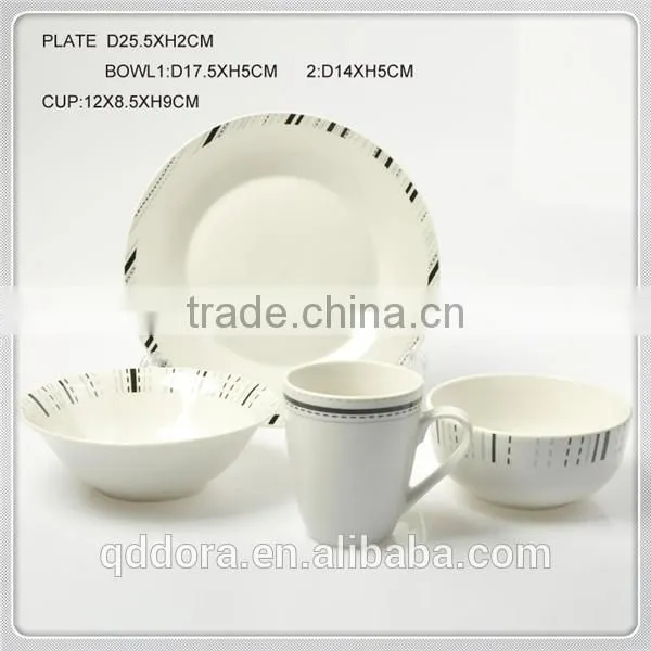20pcs germany dinner set porcelain,Top quality novel porcelain opal dinnerware