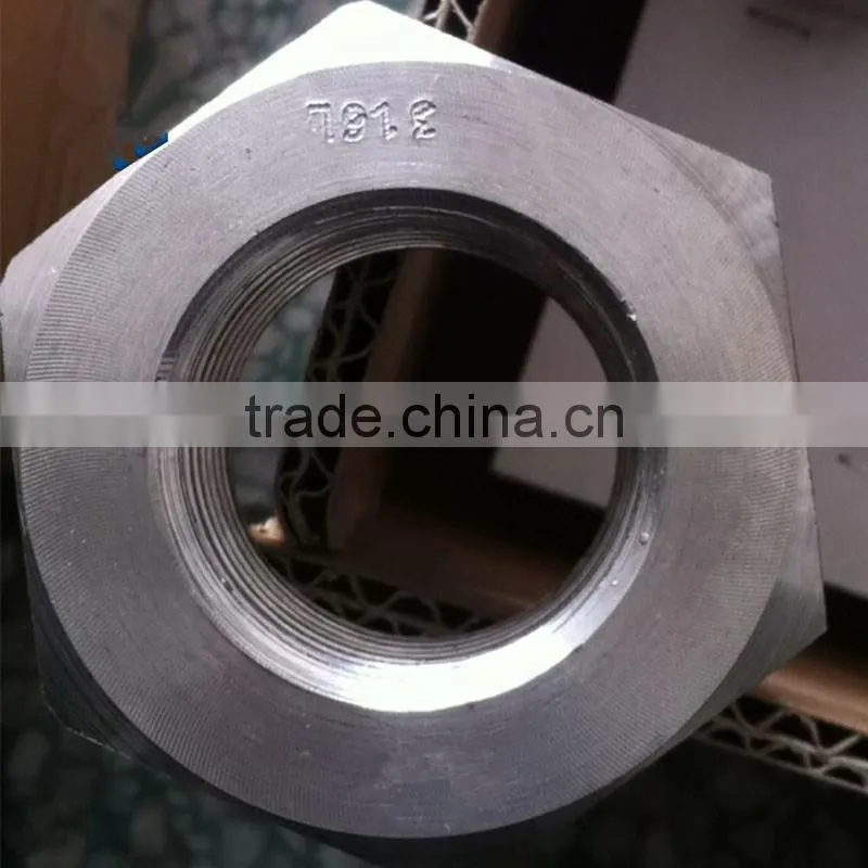 Inconel601 high strength hardware fastener din standard stainless steel hexagon nut din 934
