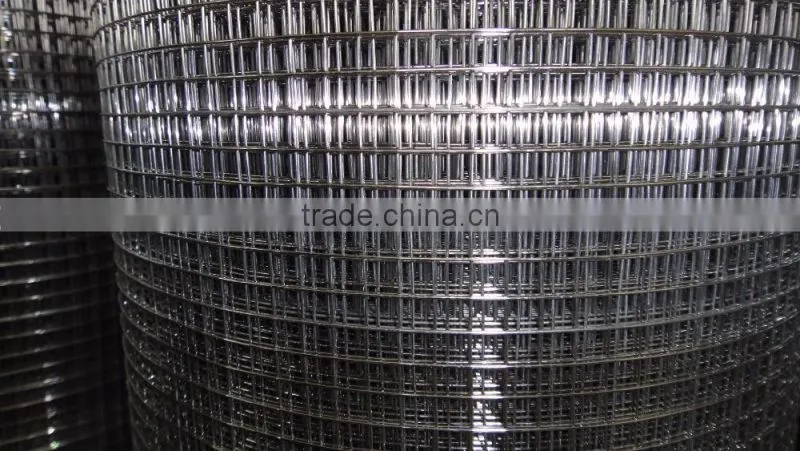 electro-galvanized 1/2 inch mesh welded wire mesh for construction