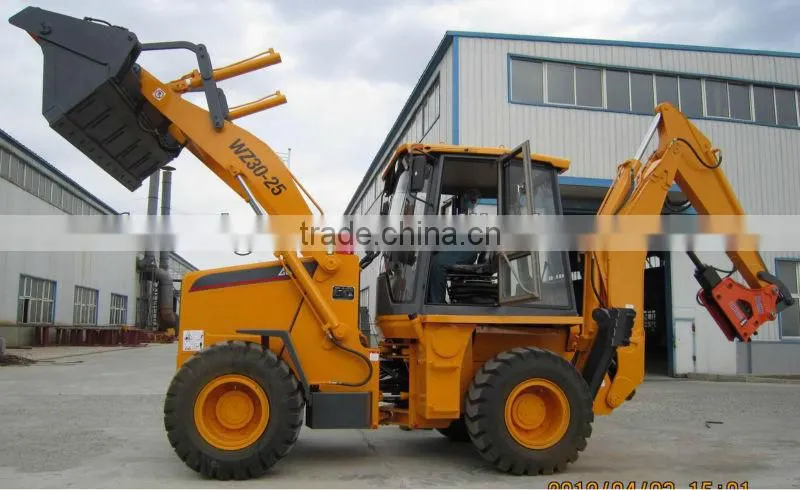 CE approve small backhoe loader wz30-25 with ce approve Cummins engine
