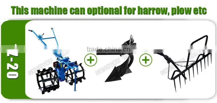 Chinese OEM Manual Tiller Hand Rotary Cultivator Low Price Hand Plough Machine For Paddy Field 1Z-20