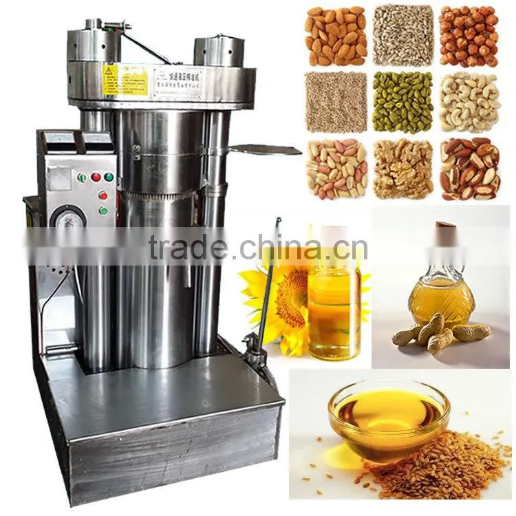 Hydraulic type low temperature cold press machine for cooking oil