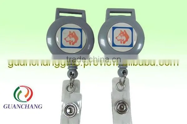 crystal ID Badge Reel,rhinestone yoyo clip