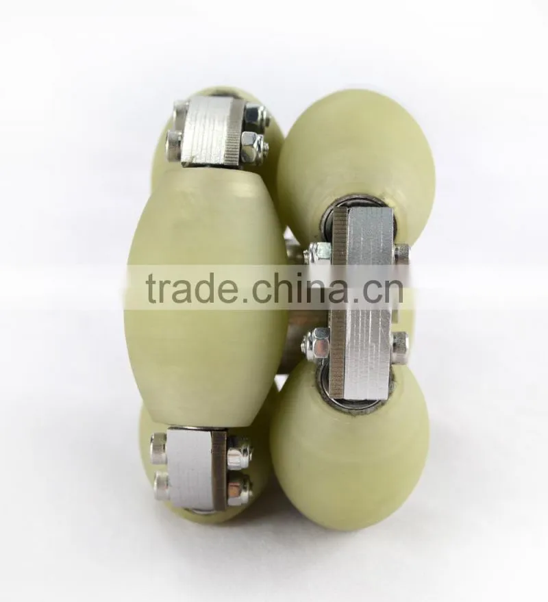 100mm Aluminum assemble robot Omni wheel with PU Roller 14182