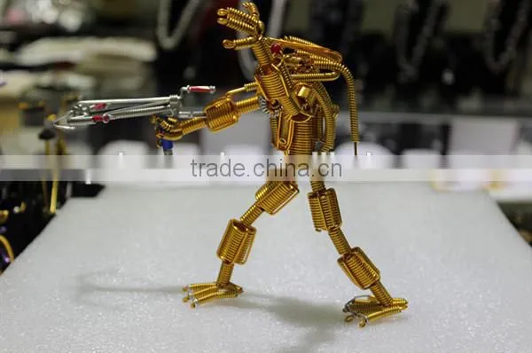 craft round colored aluminum wire