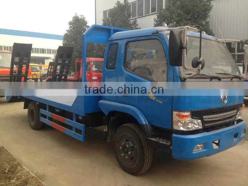 Dongfeng flat bed truck 4*2 for hot sale,flat bed recovery truck