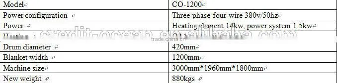 CO-1200 webbing hot transfer printing machine