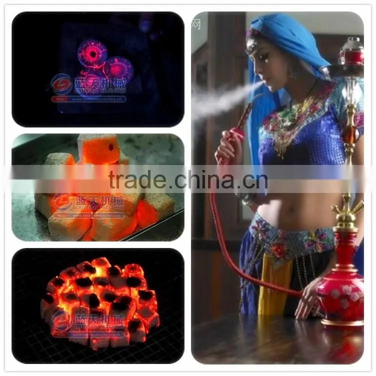 28 years experience Long Burning Time Shisha Charcoal Briquette Forming Machine