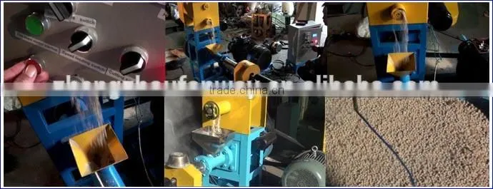 Factory price small poultry equipment with single screw extruder