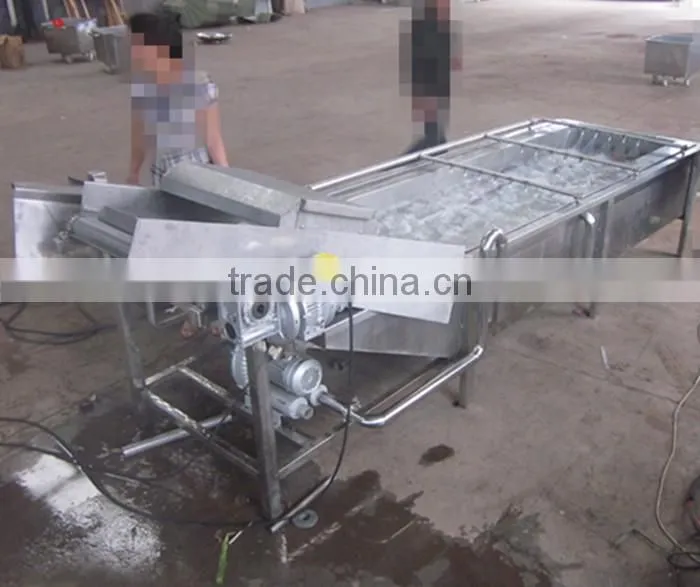 industrial stainless steel potato washing machine, potato peeling machine