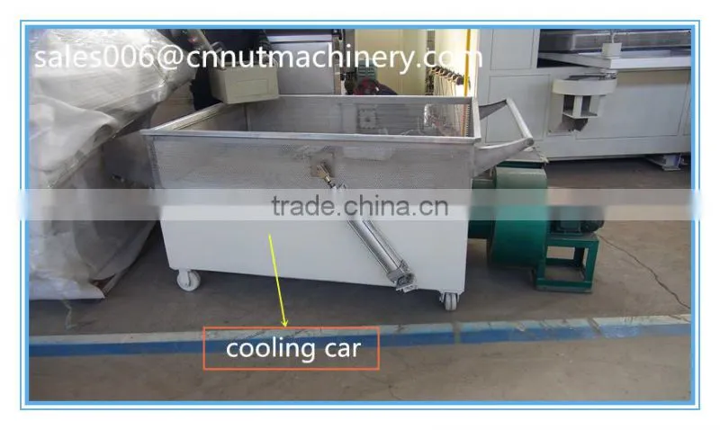 90-150kg/h roaster for nori coated peanut manufacture & supplier