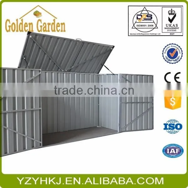 Durable design bike shed with steel framing structure