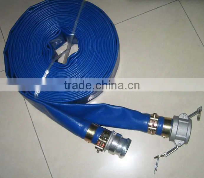 PVC lay flat hose crimping fittings clamp