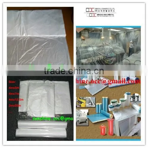 damp proof HDPE/LDPE paint cover sheet