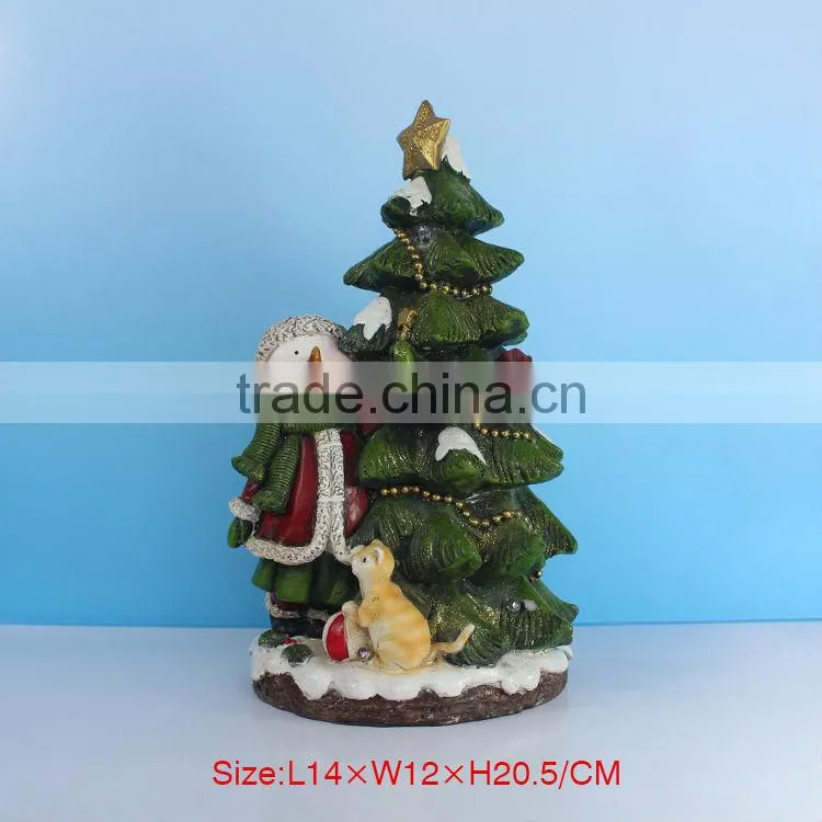 2015 newest resin christmas tree decorations