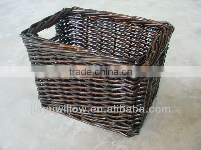 wholesale oval willow wicker gift baskets with handle