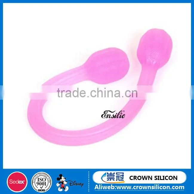 Love sport high quality silicone fitness rope,silicone wall pulley