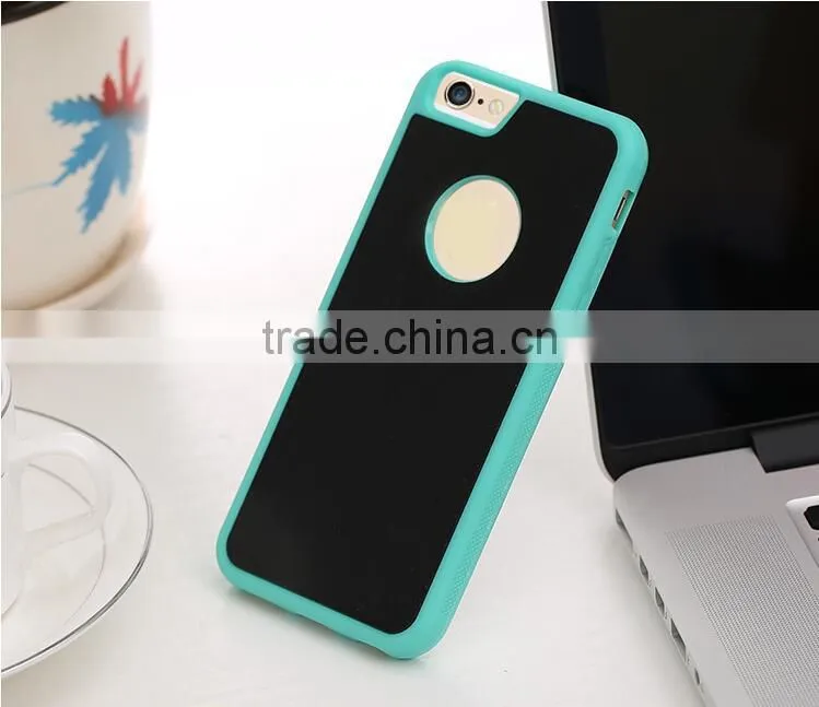 2017 new rgknse anti gravity case TPU + PC Anti-Gravity Selfie Sticky Case Cover For iPhone 5 5s 6 6s 6