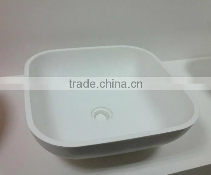 New design bathroom vanity solid surface bathroom art basin