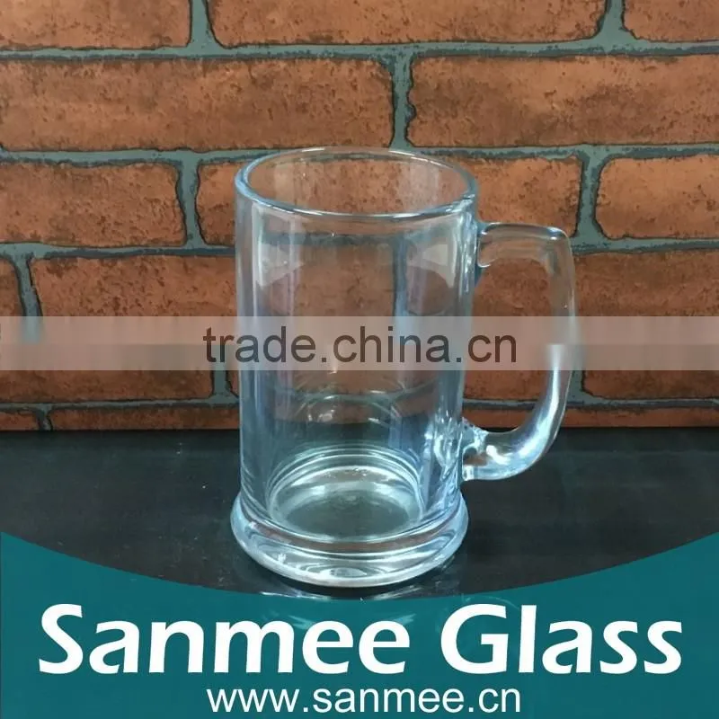 Cheap Glass Beer Mugs with Handles for Wholesale