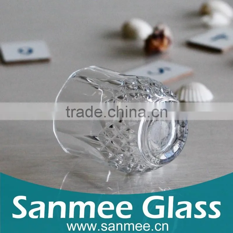 Mini Embossed Cheap Price Tequila/Wine Glass Shot Glass