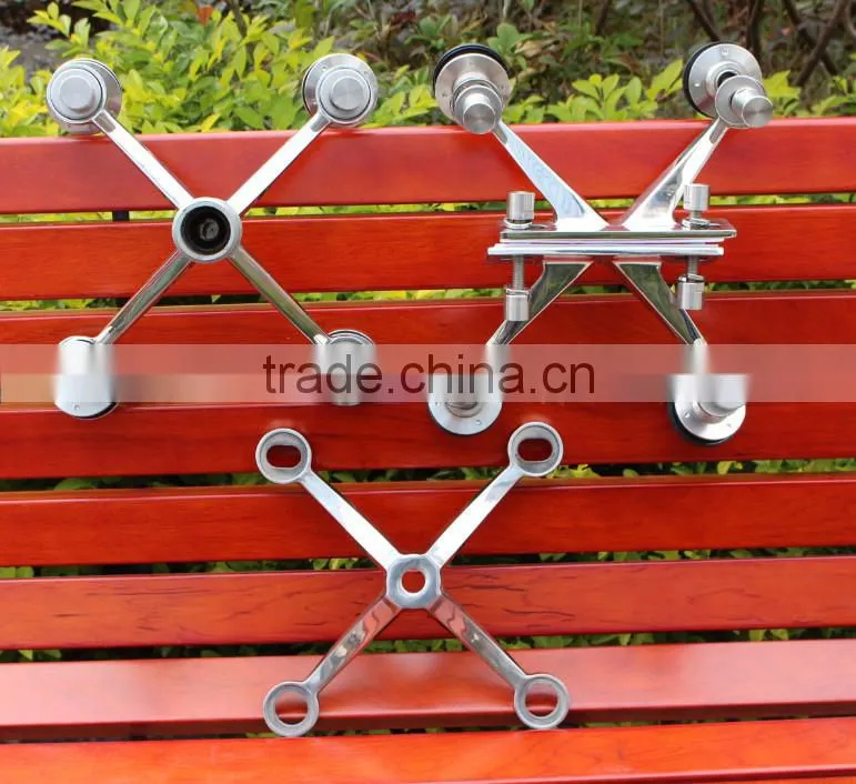 Alibaba China stainless steel glass spider fittings curtains accessories