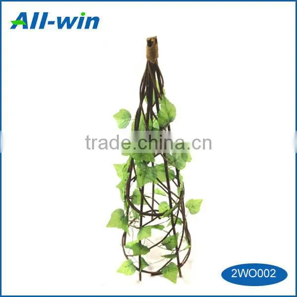 Natural garden tool building DIY planting fun portable willow expandable obelisk
