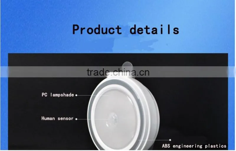 2017 waterproof led night light with motion sensor for bedroom