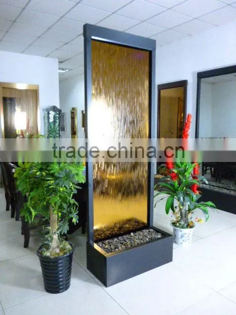 glass waterfall modern decorative waterwall