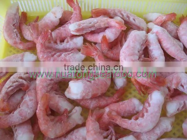 Frozen peeled red shrimp