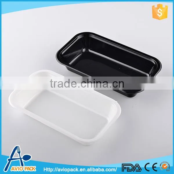 Eco friendly microwaveable plastic CPET plain lunch box