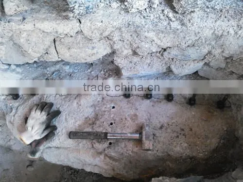 Wedge tools for splitting granite