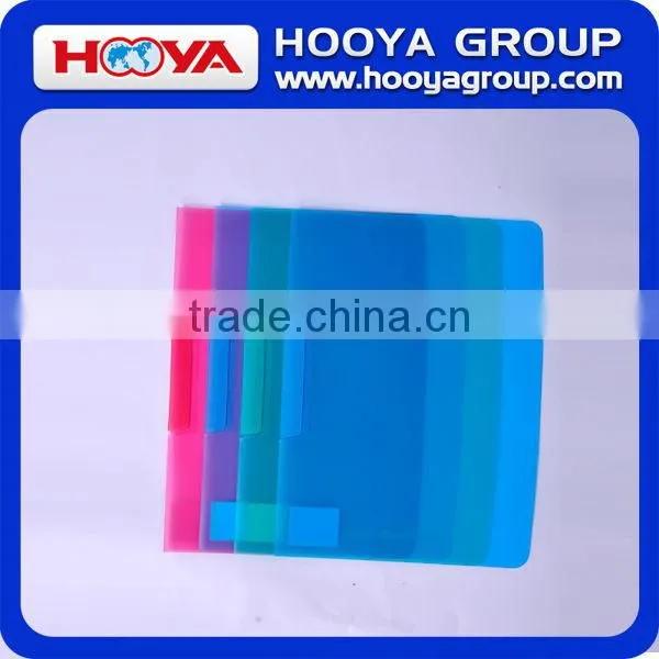 wholesale promotional cheap stationery transparent plastic A4 paper file