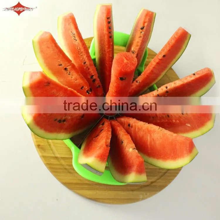 ZY-F1489 wholesale manual green stainless steel apple cutter slicer