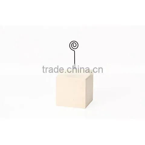 Unfinish Wood Photo Holder