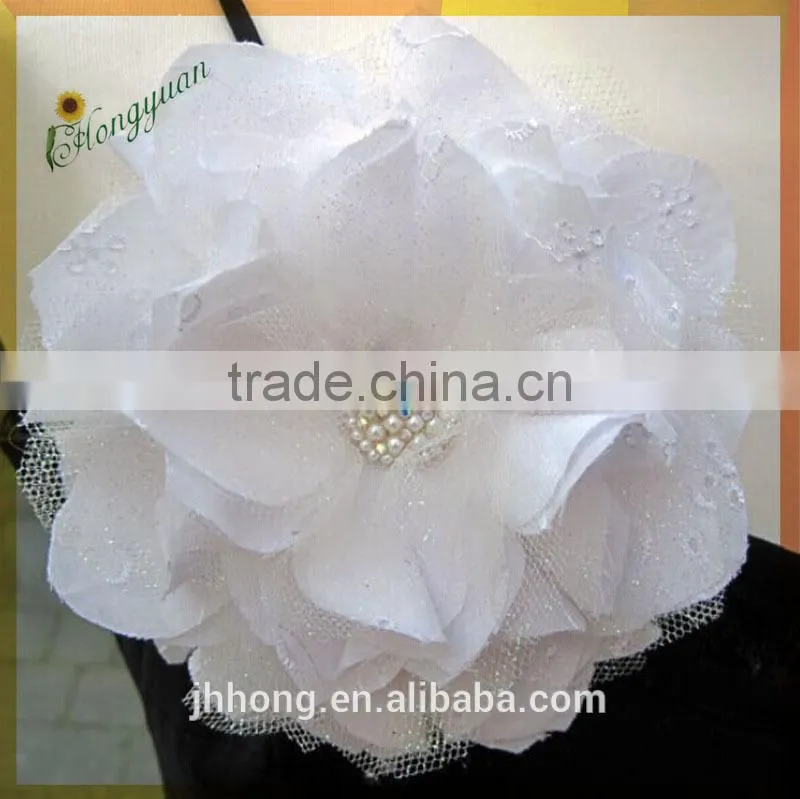 Artificial flower for hair Real touch rose decorations