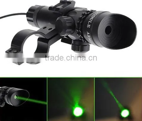 Tactical Green Laser Sight with new Push button end cap switch