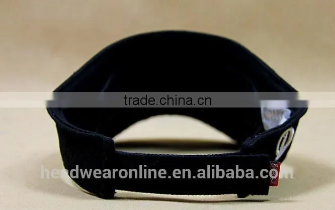 custom fashion sun visors with 3D embroidery