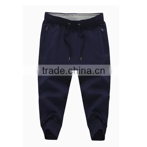 OEM high quality mens fashion jogger capri pants stylish track pants