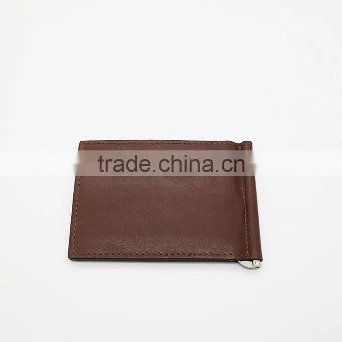 J7094 Genuine Leather Money Clip Car Holder