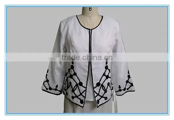 Business Women Formal Suits With Embroidery