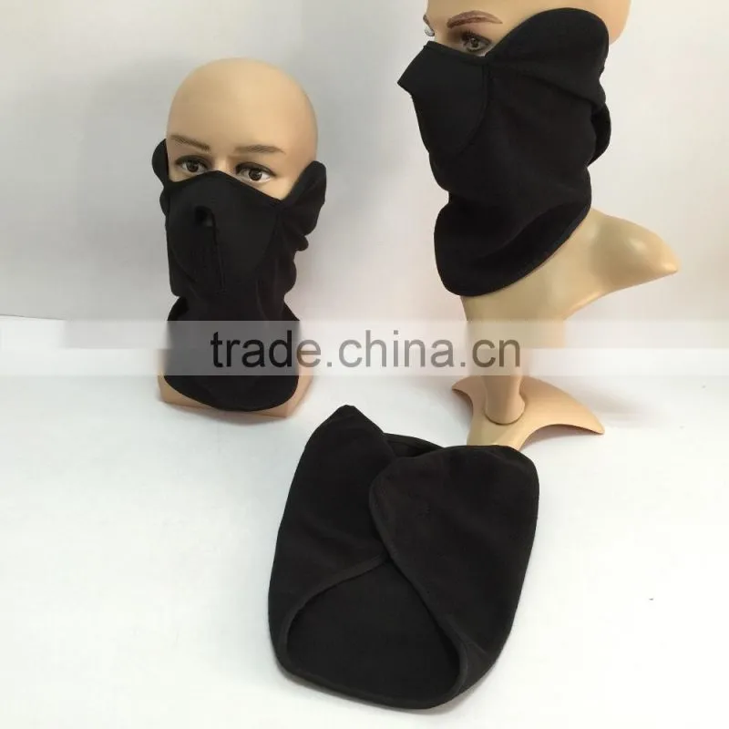 sport winter 100% polyester balaclava hood army colourful motorcycle polar fleece balaclava wear as scarf & hat