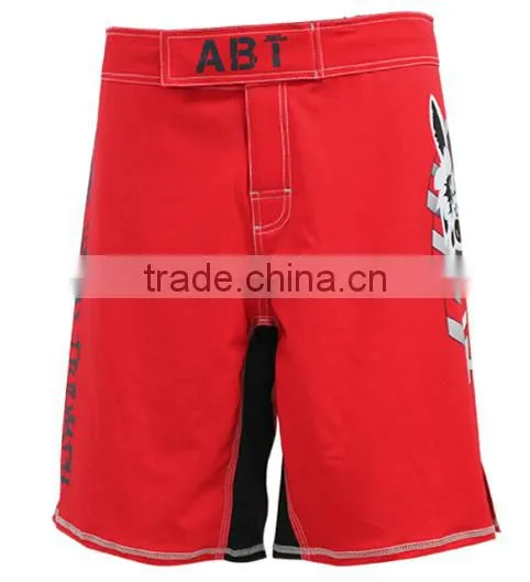 Mens sportswear fashion design animal print custom mma shorts