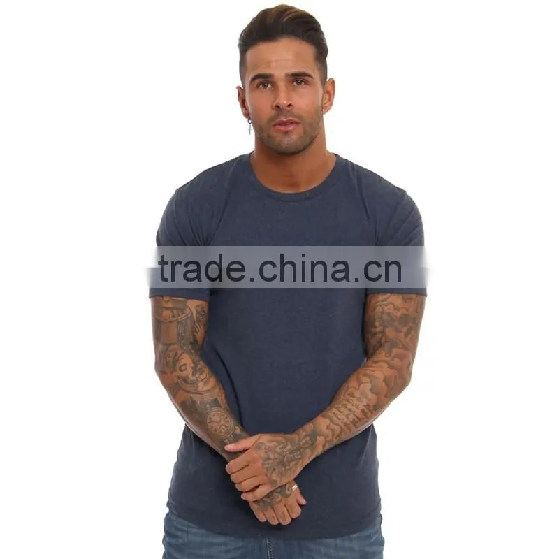 Boucle Curve Hem T-Shirt, skinny fit t shirt