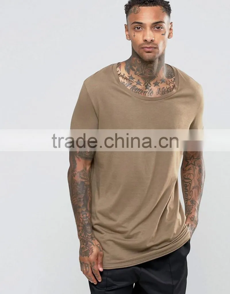 Guangzhou Shandao New Design 180g 100% Cotton Casual Style Loose Fit O-Neck Short Sleeve Men's T-Shirts