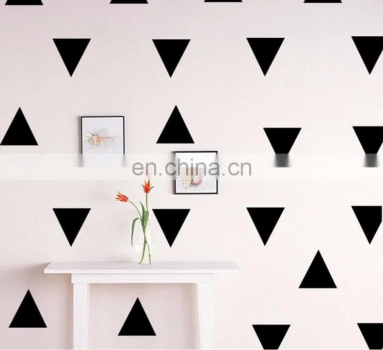 Ins Style Triangle Shape Vinyl Wall Sticker Children Room Home Decoration Mural Roon Decal