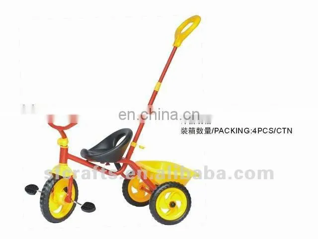 Happy kids ride on tricycle ride on car