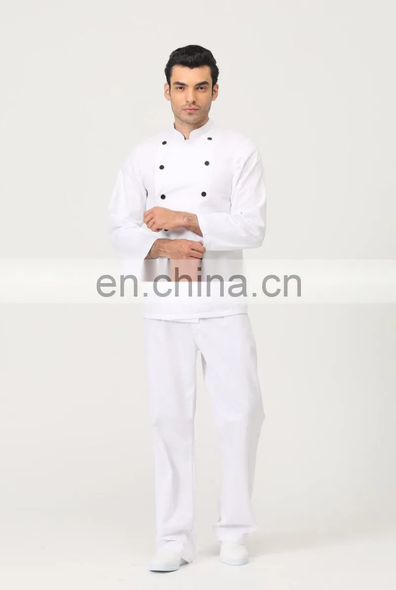 Fast Food Restaurant Uniform Designs For Men Chef Shirts White