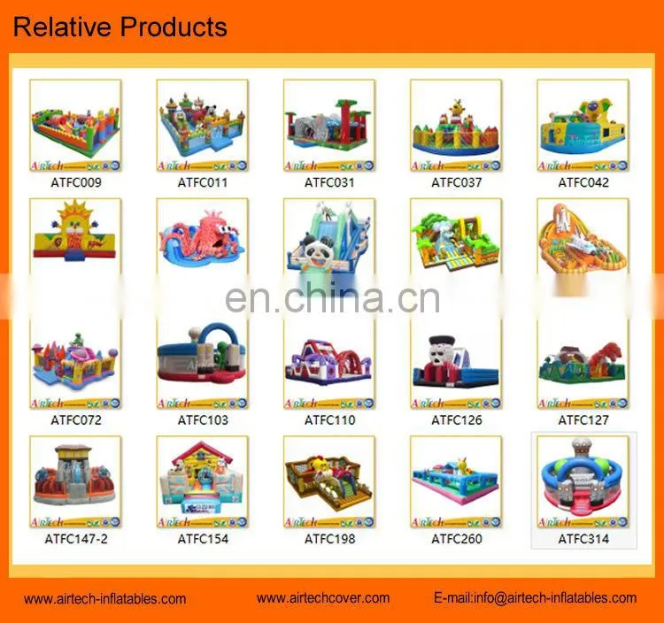 giant inflatable outdoor playground, inflatable amusement park for fun