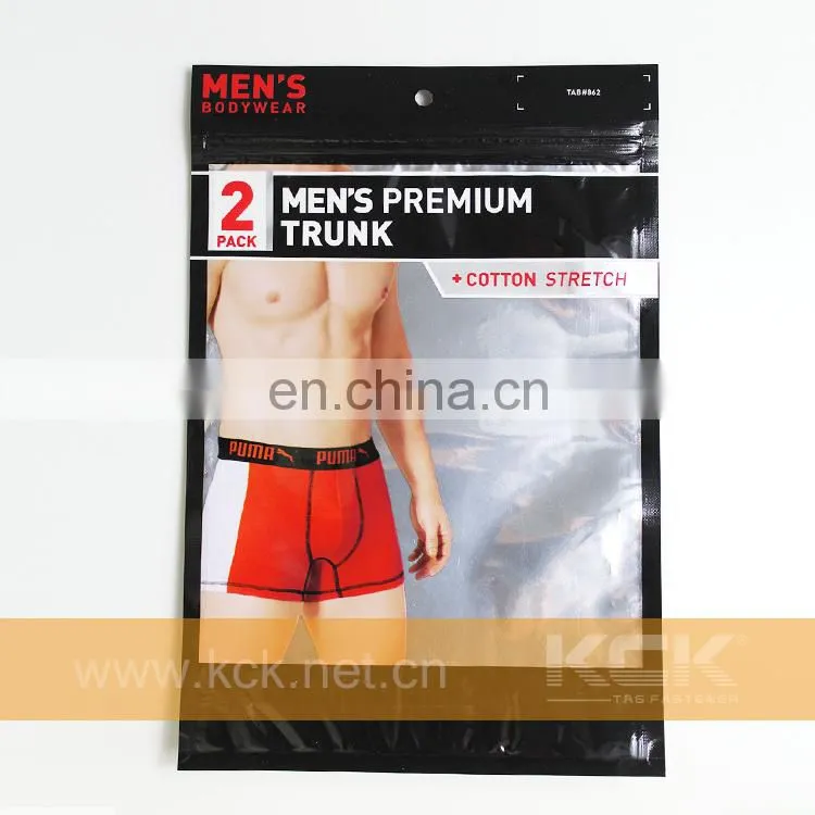Bag with zipper Mylar foil plastic bag